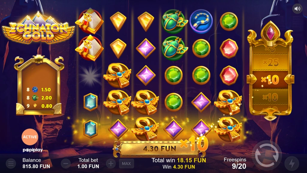 Echnaton Gold - Free Spins